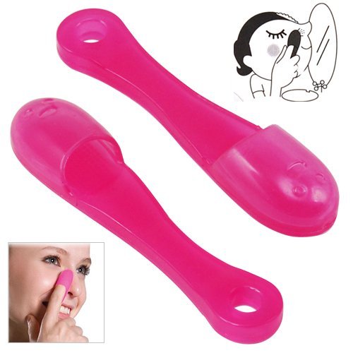 Easy To Use Face Care Tool Pink Silicone Hygienic Facial Pore Cleaner / Blackhead Cleanser By VAGA