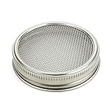 Fácil de usar y reutilizable: nuestras pantallas son sin banda para una fácil limpieza y seguridad alimentaria. Los anillos y pantallas se separan fácilmente para una limpieza rápida y se puede hervir y esterilizar después de cada uso y son totalmente aptos para lavavajillas.