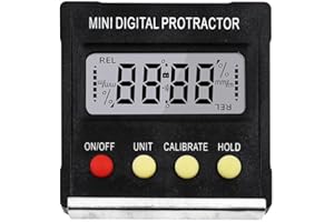 Aofan Mini Digitale LED Winkelmesser Neigungsmesser für Kegelwinkel der Gehrungssäge Automobile Test und Reparatur und ect