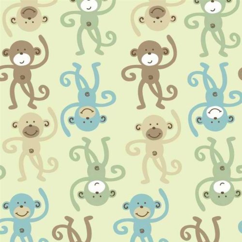 Summer Infant Swaddleme Cotton Knit, Monkey Doodle - Large