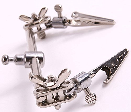 Gearmax® 3.5x & 12X dritte helfende Hand Clip-LED Vergrößerungsablageständer Len Lupe - 4