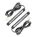 Produktbild XCSOURCE 2pcs Universal 17 LED 2835 SMD Bremse + Umdrehung Signal Streifen Rot + Bernstein für Auto Träger Motorrad Fahrrad SUV MA617