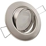 einbaustrahler hochvolt Unser Verkaufsschlager, das Modell DECORA! Als 230V-Version für einen direkten Anschluß an das Stromnetz ohne Trafo. Die stark schwenkbare Basic Variante aus solide verarbeitetem Stahl, für alle Wohnräume und trockenen Innenbereiche. In diesem Sonderangebot verfügbar in Verbindung mit SMD LEDs 3,0W in unauffälliger und dezenter Optik (satinierte Abschirmung).