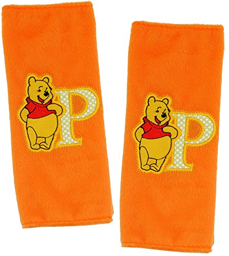 2 tlg. Set _ Gurtschoner / Gurtpolster - " Disney Winnie the Pooh " - Gurtschutz - für Sicherheitsgurt als Gurt Polster - für Auto / Kindersitz - Schoner Autositz - Kinder Jungen - Mädchen - Gurt Schoner - Teddy Puuh Bär - Teddybär - Kindergurt - Babyschale - Gurtpolsterung - Autokissen / Kinderautositz