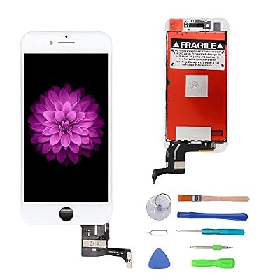 EXW Ecran Tactile LCD De Rechange Pour Montage Complet Pour iPhone 7 (4.7pouce) Avec Kit D'outils Blanc