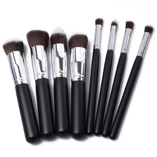 XCSOURCE 8 tlg Profi Make Up Pinsel Set Lidschattenpinsel Rougepinsel Stiftung Pinsel Puderpinsel Kosmetik, Salon, party schwarz MT78 - 2