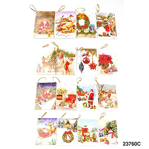 Price comparison product image Christmas Gift Hangers with Glitter