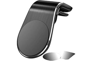 soleilx Supporto Auto Smartphone Magnetico Universale Porta Cellulare Auto per telefoni per iPhone XS Max/Xs/Xr/X/8/7/6s Plus, Galaxy S10 S9 Note Huawei P20 Xiaomi (Nero)