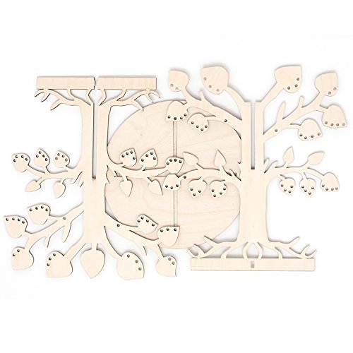 Schmuckbaum Aufbewahrung fur Ohrringe – Schmuck Stander auf Holz – Schmuckhalter fur Ketten – Schmuckstander in Baum form – Halter fur Kette – Ohrringständer fur Geschenke - 9