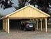 Produktbild Carport Satteldach MONTE CARLO I 600x700cm KVH-Holz Satteldachcarport