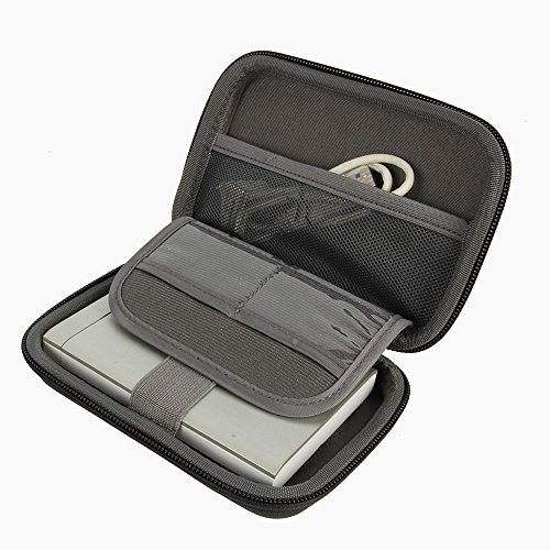 für 2.5 inch WD Western Digital My Passport Ultra 2 TB Externe Festplatte EVA Stoßsichere Schutzhülle Tasche von Khanka -Rot - 5