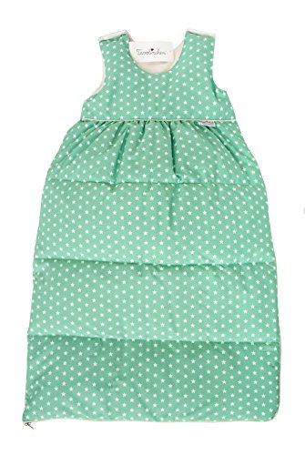 Preisvergleich Produktbild Tavolinchen Daunenschlafsack Sterne – grün – Gr.110
