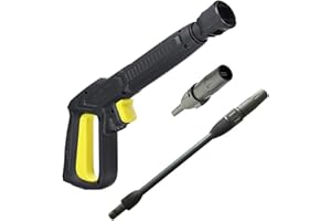 Aim Tools Myjka wysokociśnieniowa szybkozłączka pistolet spustowy z różdżką, regulowana dysza natryskowa kompatybilna z myjkami wysokociśnieniowymi Karcher K2, K3, K4, K5, K6, K7, system szybkiego