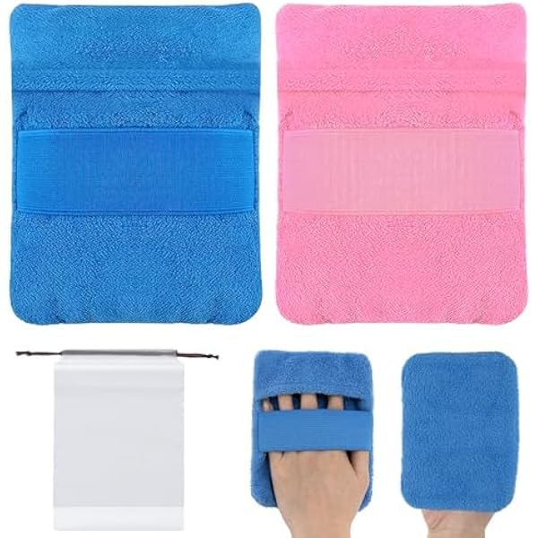Quitaarena De Playa Reutilizable - Pack De 2 Piezas De Terciopelo, 12x10 Cm, Para Quitar Arena Suavemente
