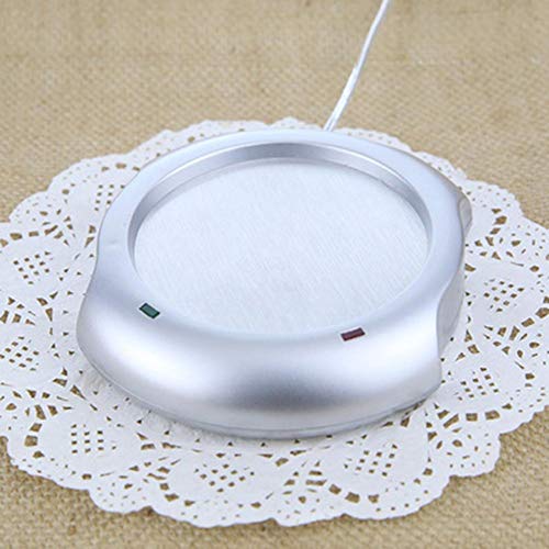 Preisvergleich Produktbild liuxi Tassenwärmer, USB Elektrische Tasse Heizung Thermostat Milch Wärmedämmplatte Tee Getränkebecher Wärmer für Office Home