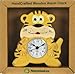 Tiger Clock : Handcrafted Wooden Gift Idea : On/off alarm switch on reverse : Top Safari Jungle Nature Wildlife Zoo Hand Painted Gifts for Boys, Girls, Kids, Children & Fun Loving Adults! : 1 Train, 1 Bird & 7 Animal Designs Available : Height approx 12cm