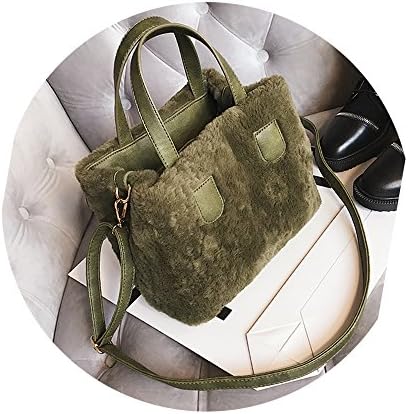 Fake Fur Big Bag Ladies Shoulder Bags