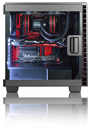 VIBOX Species-X GXR780-196 Gaming PC – 4,0GHz i7 10-Core Prozessor, GTX 1080, leistungsfähig, Wassergekühlter Desktop Gamer Computer mit Spielgutschein, Windows 10, Weiß Innenbeleuchtung, lebenslange Garantie* (3,0GHz (4,0GHz Turbo) Intel i7 6950X Extreme Broadwell 10-Core Prozessor, Nvidia GeForce GTX 1080 8GB Grafikkarte, 8GB Team 3000MHz DDR4 RAM, HyperX Savage 120GB SSD, 2TB Festplatte, Corsair H100i GTX Wasserkühler, EVGA 750w Netzteil, Corsair Gehäuse, GODLIKE) - 4