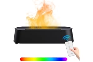 CLIPLANYARD Essential Oil Diffuser, Colorful Humidifier Diffuser Waterless Auto-Off Night Light, 180ml Air Aroma Diffuser for Bedroom Office Travel Spa Home Decor (03)