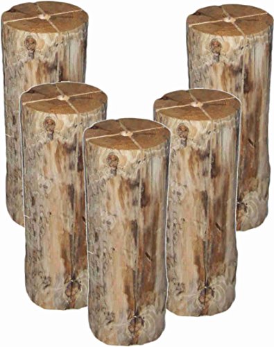 5 Stück Schwedenfeuer Baumfackel Finnenfackel Gartenfackel Höhe 35 cm Durchmesser 15-20 cm - 3