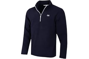 Calvin Klein Maglione da golf elasticizzato da uomo in pile polare con mezza zip 2025