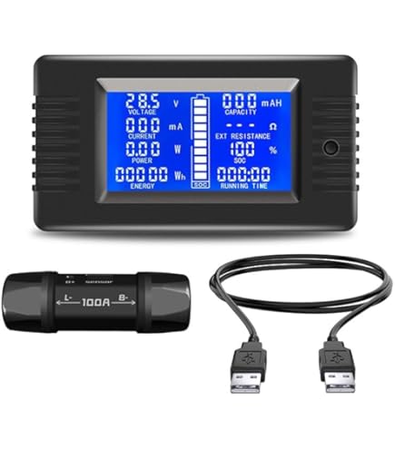 PZEM-061 100A AC80 AC Power Monitor Digital Display Voltmetro Amperometro Misuratore Di Potenza Con Trasformatore Di Corrente - Foto 3
