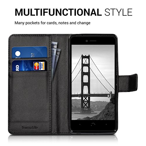 kwmobile Funda para bq Aquaris U Plus - Carcasa de Cuero sint tico - Case con Tapa y Tarjetero en Negro reviews kwmobile Funda para bq Aquaris U Plus - Carcasa de Cuero sint tico - Case con Tapa y Tarjetero en Negro