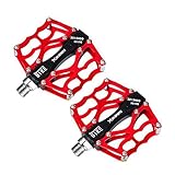Forfar pedali di una bicicletta Rosso MTB BMX DH Downhill Pedale Pedali s Platform 9/16'