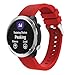 Produktbild Band für Garmin Vivoactive 3 Armband, MuSheng Silikon Weich Sport Uhrenarmband Fitness Atmungsaktiv Erstatzband für Garmin Vivoactive 3 (Rot)