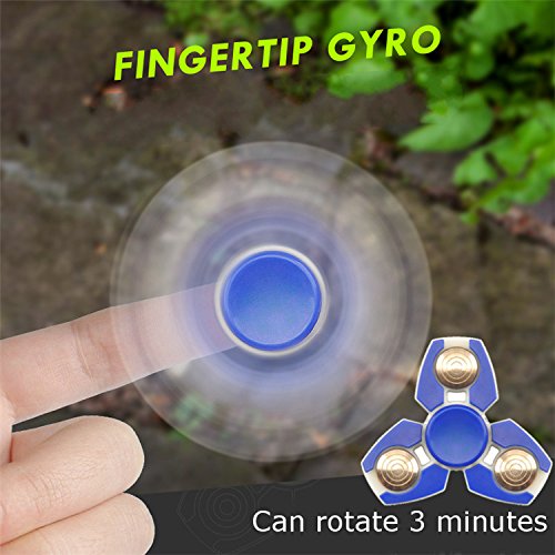 Bestweekend EDC Plastic Fidget Hand Spinner Gadget Tri-Spinner Finger Focus Reduce Stress Gadget