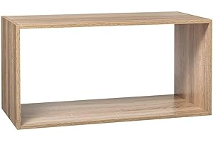 5 five simply smart 5five - étagère rectangulaire Angulaire Haut Mix n modul Effet chêne Naturel