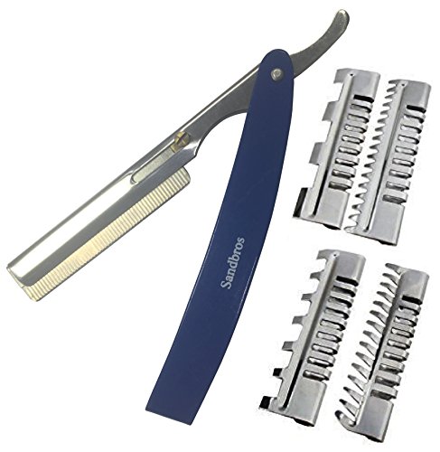 Professional Hair Thinning, Cutting Razors 4 Hairdressers Barbers ThR1 +3 Combs Sandbros