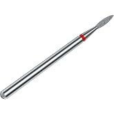STALEKS PRO - DIAMONTE BIT - Sharp Flame (Red Ring) I Nail Milling Cutter Set I Sanding Kit for Electric Sanders I Adaptive M