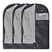 BagsRUs Matte Black 40" Large Suit/Garment Cover - Set of 3 (GC108FBLX3) RS.625.00