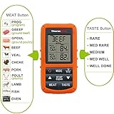 ThermoPro TP20 Digital BBQ Funk Thermometer Wireless mit 2 Temperaturfühlern für BBQ, Ofen und Grills - 