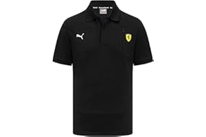 2023 Ferrari Fanwear Mens Classic Polo (Black)