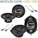 Mercury Capri 1991-1994 Factory Speaker Replacement Harmony R65 R68 Package RS.18693.00
