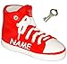 Produktbild Unbekannt 3-D Effekt _ Spardose -  Schuh Sneaker / Sportschuh - Schuh - ROT  - incl. Name - Schlüssel & Schloss - stabile Sparbüchse aus Porzellan / Keramik - Fußball..