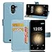 Produktbild casefirst BQ Aquaris U Plus Case Flip Cover Skin Case for BQ Aquaris U Plus - Sky-Blue