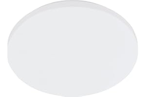 ‎EGLO EGLO LED Badezimmer-Deckenlampe Frania, 1 flammige Deckenleuchte, Material: Stahl, Kunststoff, Farbe: Weiß, Ø: 33 cm, IP44