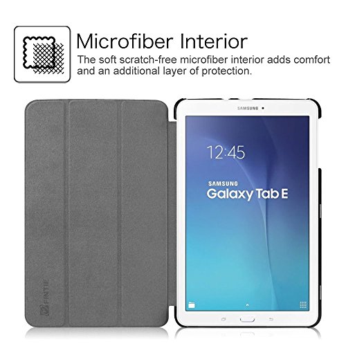 Fintie Samsung Galaxy Tab E 9.6 Hülle Case – Ultra Schlank Superleicht Ständer Smart Shell Cover Schutzhülle Etui Tasche für Samsung Galaxy Tab E T560N 24,3 cm (9,6 Zoll) Tablet-PC, Die Galaxie - 4