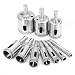 Produktbild Diamant Bohrer, Baban Diamant Lochsäge Bohrer Hohlkern Bohrer Set für Diamant Beschichtung, Kohlenstoffstahl für Glas, Keramik, Porzellan, Keramikfliesen, Marmor, 6-32mm, Packung mit 10