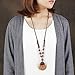 Produktbild Sunjing Lady Fashion Retro Große Sweater Kette National Wind Pendant Halskette Einfache Pendel Ornamente