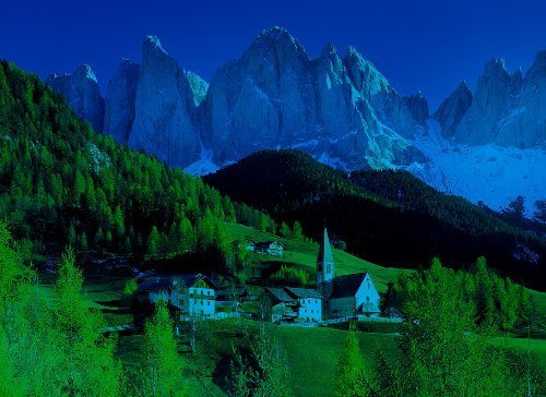 Preisvergleich Produktbild 500 Piece Puzzle Dolomiti , Italy, GLOWS IN THE DARK! by Tomax