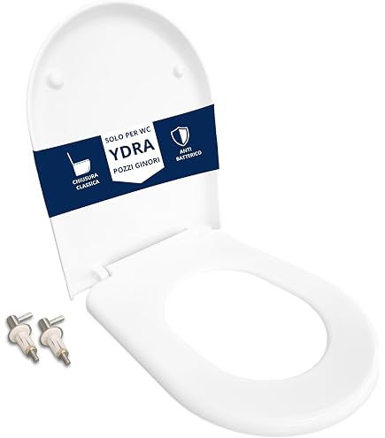 HYDRO HOME WC-Sitz Für Hidra Pluvia – Wärmeisolierend, Verstellbare Scharniere, Made In Italy