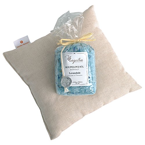 Preisvergleich Produktbild Lavendel-Set Lavendelkissen Badesalz Geschenkset Duftkissen Vanilla Season KOHALA
