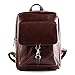 Produktbild Retro PU-Leder Vintage Rucksack Wanderrucksack Hiking Backpack Damen Herren Schultertasche PU Rucksack Für Camping Reise und iPhone, iPad und Samsung Tablet
