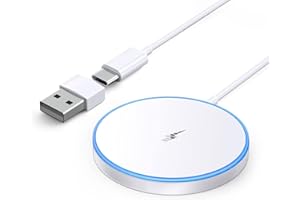 OANDYS Mag-Safe Ladegerät Phone, Wireless Charger induktive ladestation für Phone 17 Pro Max/17/16/15 Pro Max/15/14/13/12 Serie, AirPods 4/3/2, LED kabelloses ladegerät mit Zwei Ladeanschlüssen