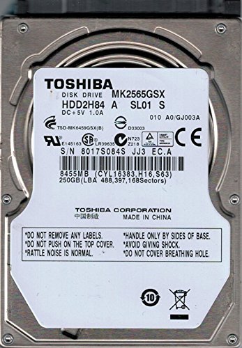 Preisvergleich Produktbild mk2565gsx hdd2h84 A SL01 S China Toshiba 250 GB