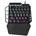 Produktbild Neborn K109 Wired Gaming Tastatur mit Led-hintergrundbeleuchtung 38 Schlüssel einhand Membran Tastatur für LOL/PUBG/CF